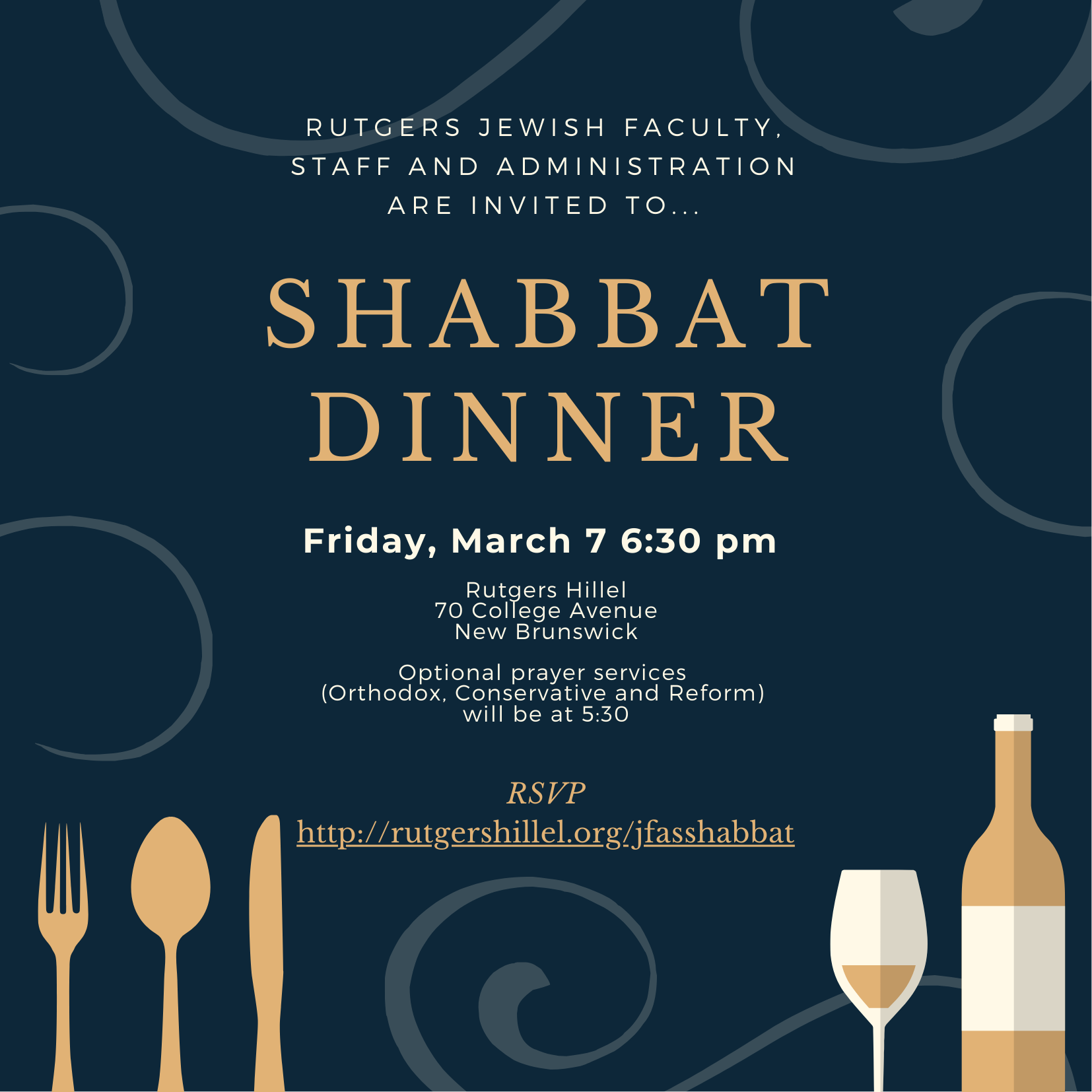 JFAS Shabbat Dinner